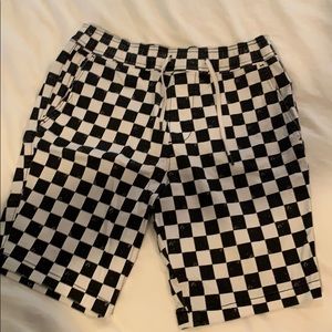Hollister Checkered Jogger Shorts